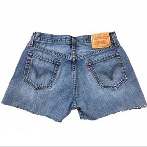 Levi’s 527 UpCycled Cutoff Denim Jean Shorts 30